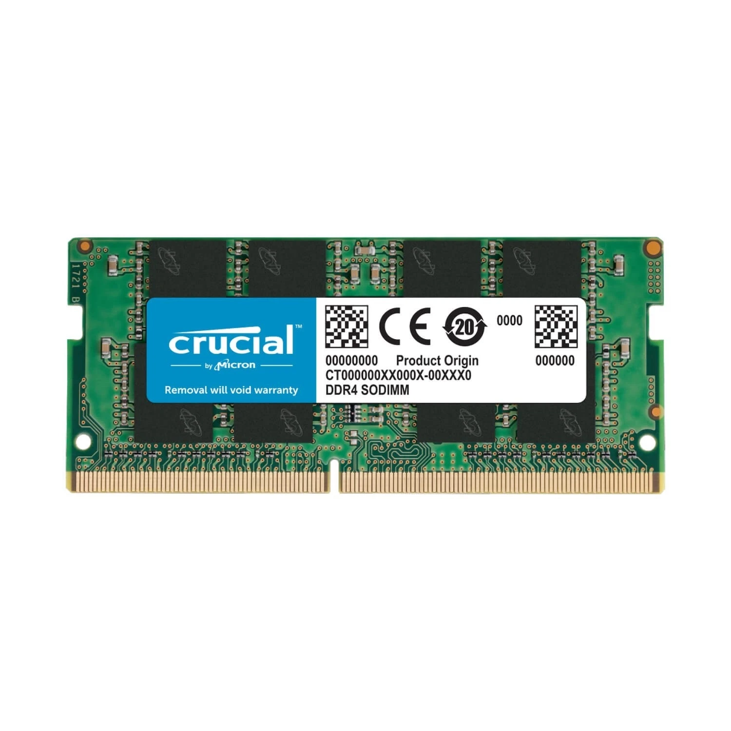 Crucial 8GB DDR4 RAM 3200 MHz PC4-25600 SODIMM Notebook Memory