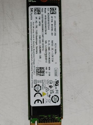 SK Hynix PC711 512GB NVMe SSD 80mm | Blessing Computers